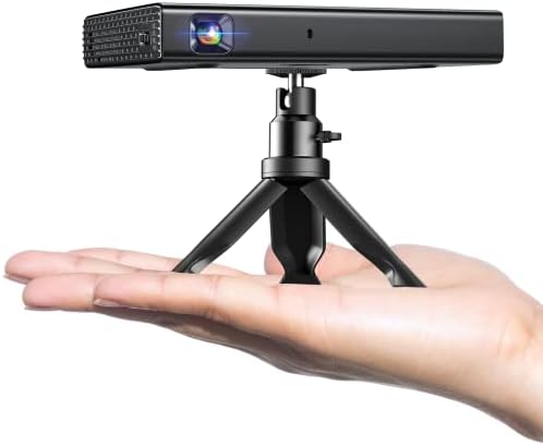 ELEPHAS Mini Projector With 5G WiFi and Bluetooth - 500 ANSI DLP Portable, Rechargeable for Travel - Compatible With iOS, Android, TV Stick