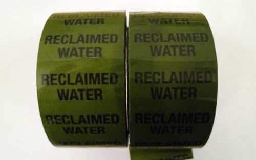 spudulica Rainwater Harvesting Identification Tape SUDs Compliant Water Sources Potable Water Warning Adhesive