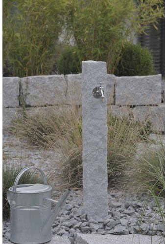 Technik Watering Post Standpipe Natural Stone Granite - Outdoor Garden Irrigation - Rainwater Harvesting